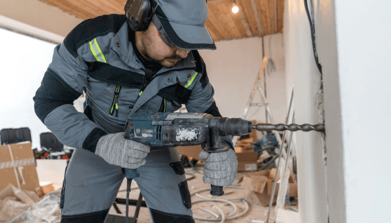 Drilling & Hanging Work